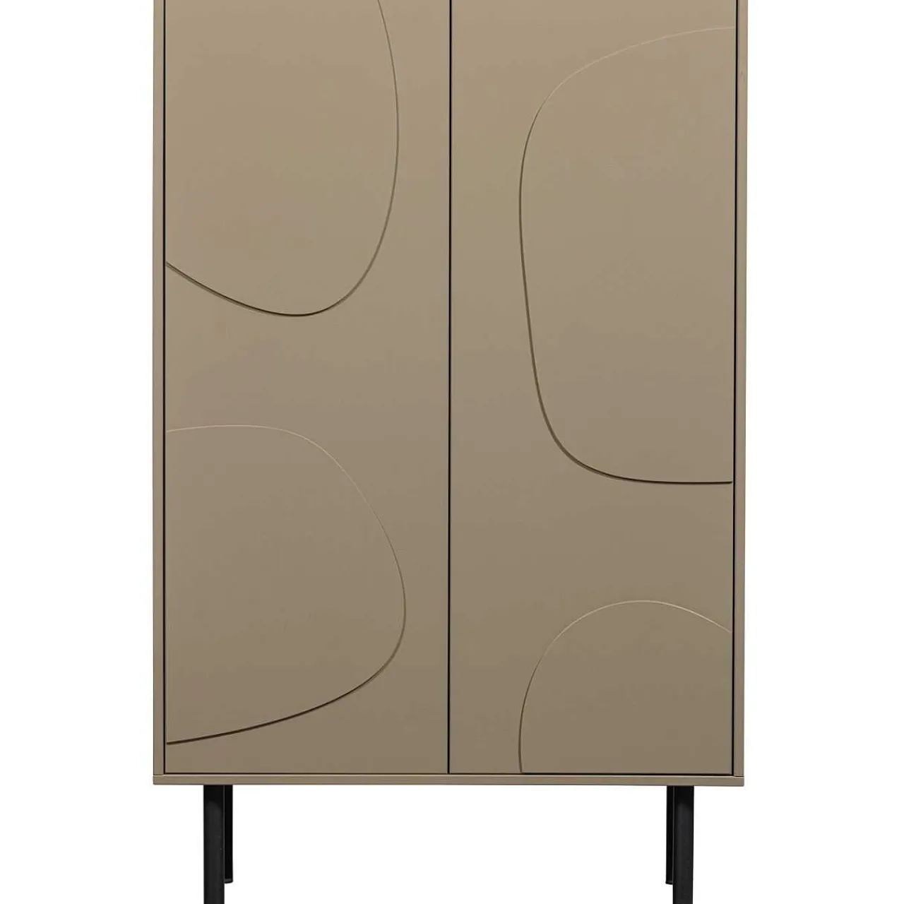 mutoni living Highboard Cadiz Kiefer Mud Melange 135X85> Highboards