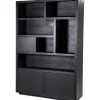 Eleonora Highboard Helsinki Schwarz 150X220> Highboards