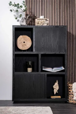 Eleonora Highboard Helsinki Schwarz 120X170> Highboards