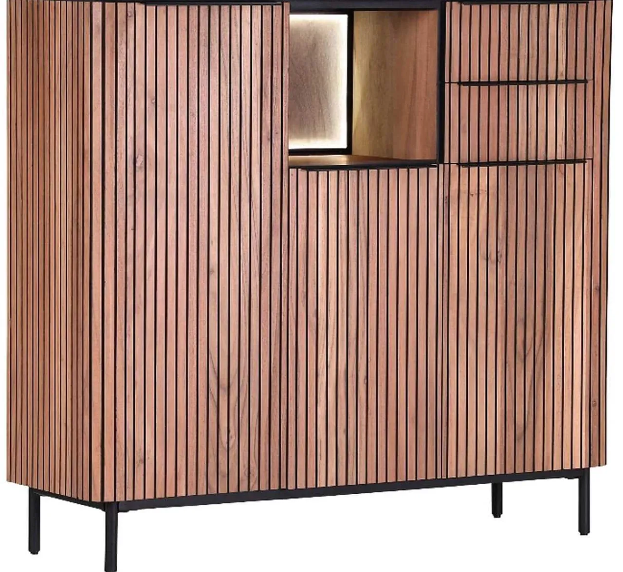 mutoni prime Highboard Nelly Natur 130X125> Highboards