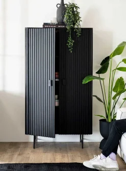 Eleonora Highboard Remi Schwarz 96X170><noscript><img width=