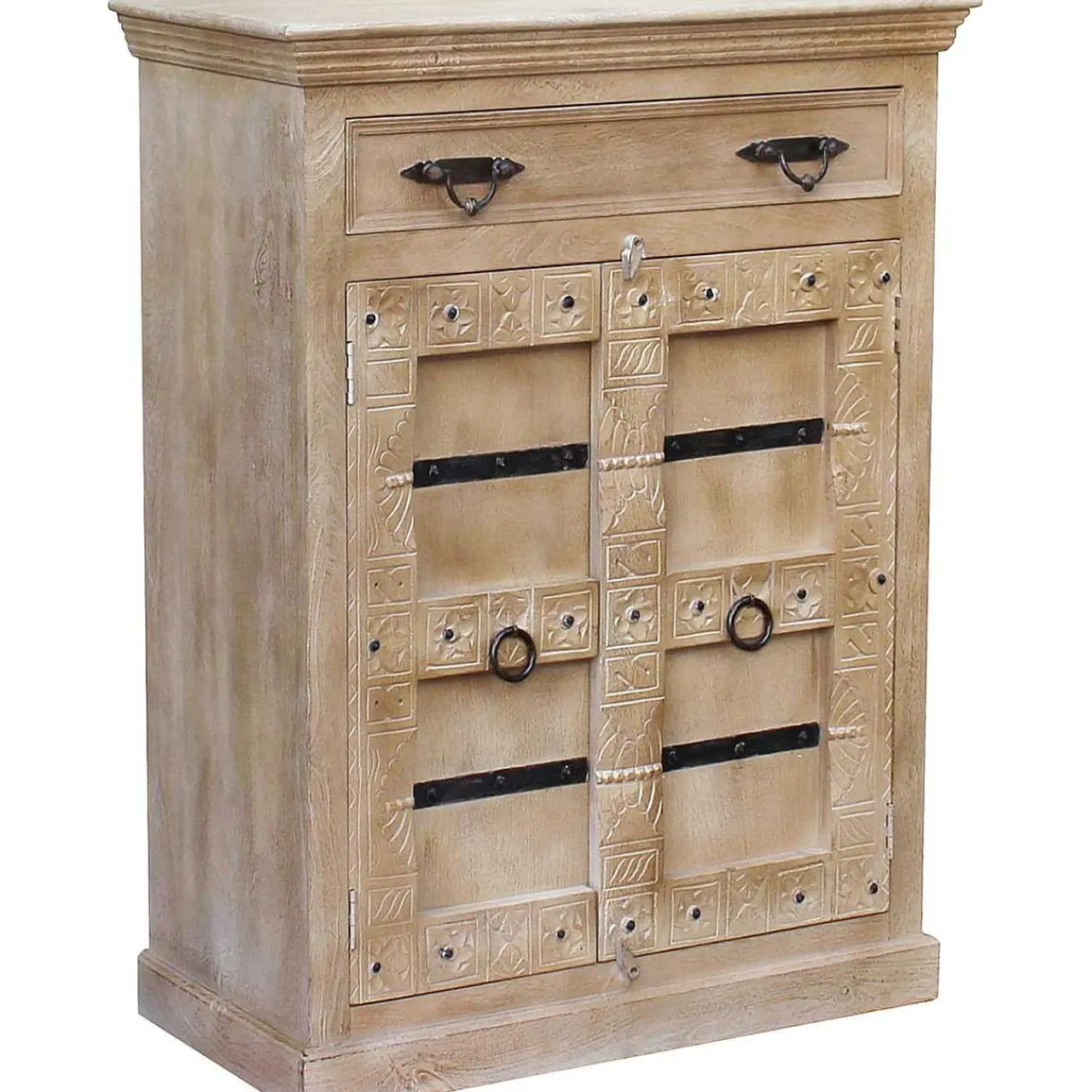 mutoni sweet home Highboard Zoprax Mangoholz Natur 120> Garderoben & Kleiderständer