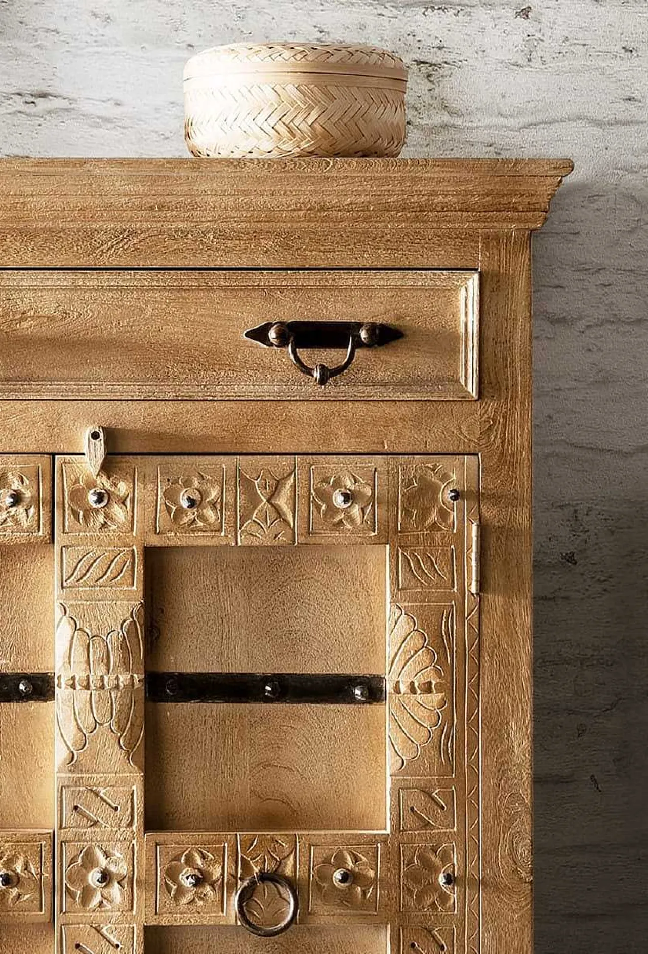 mutoni sweet home Highboard Zoprax Mangoholz Natur 120> Garderoben & Kleiderständer