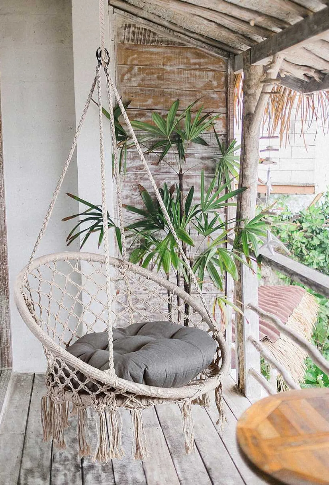 mutoni pleasure Hängesessel Barbuda Weiss> Gartensessel