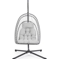 mutoni lifestyle Hängesessel Errol Klappbar Grau><noscript><img width=