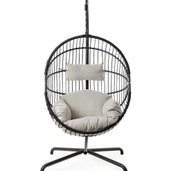 mutoni lifestyle Hängesessel Kelly Finley Klappbar Grau> Hängesessel Und Hängeschaukel