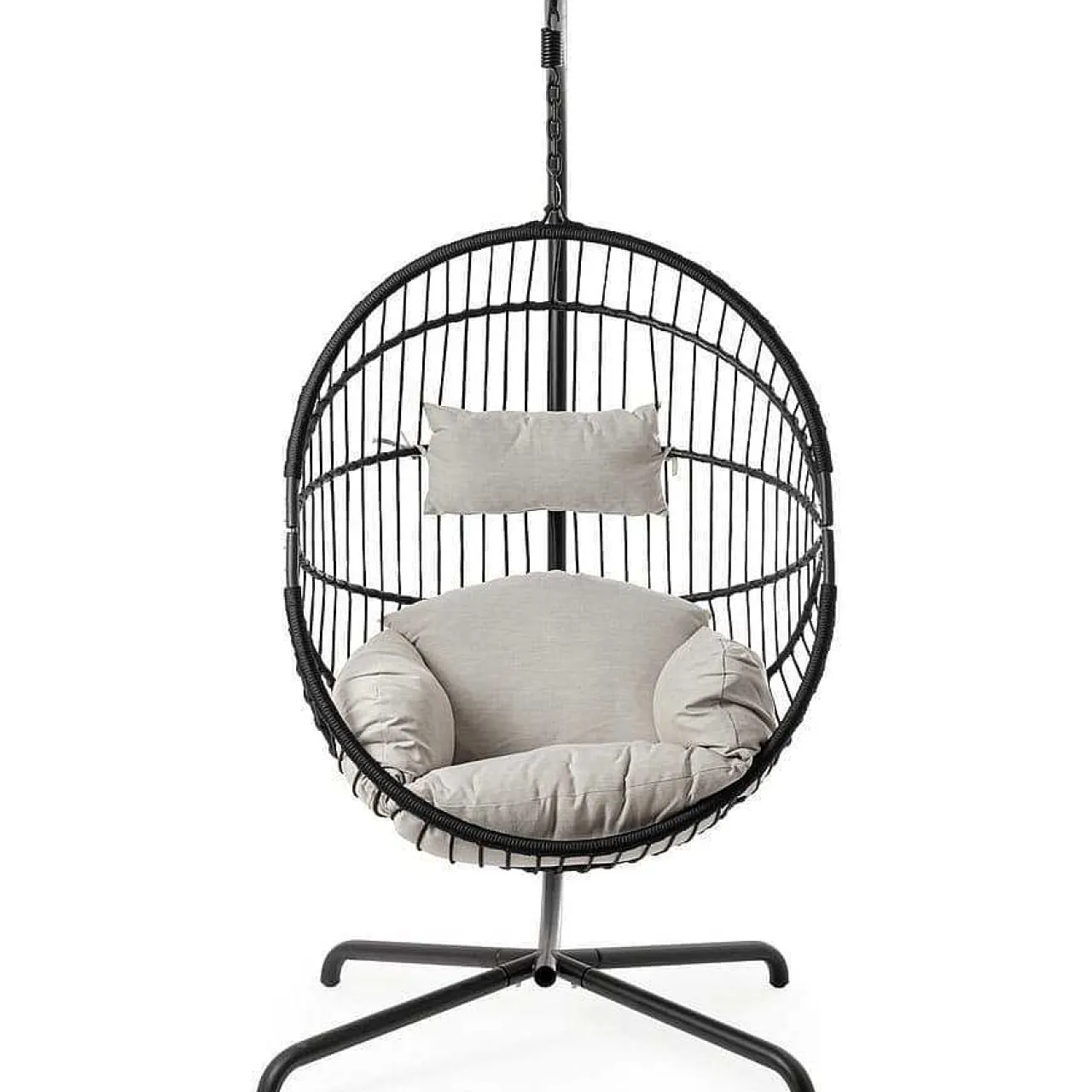 mutoni lifestyle Hängesessel Kelly Finley Klappbar Grau> Hängesessel Und Hängeschaukel