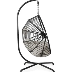 mutoni lifestyle Hängesessel Kelly Finley Klappbar Grau><noscript><img width=