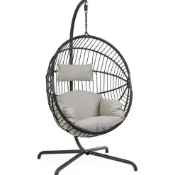 mutoni lifestyle Hängesessel Kelly Finley Klappbar Grau><noscript><img width=