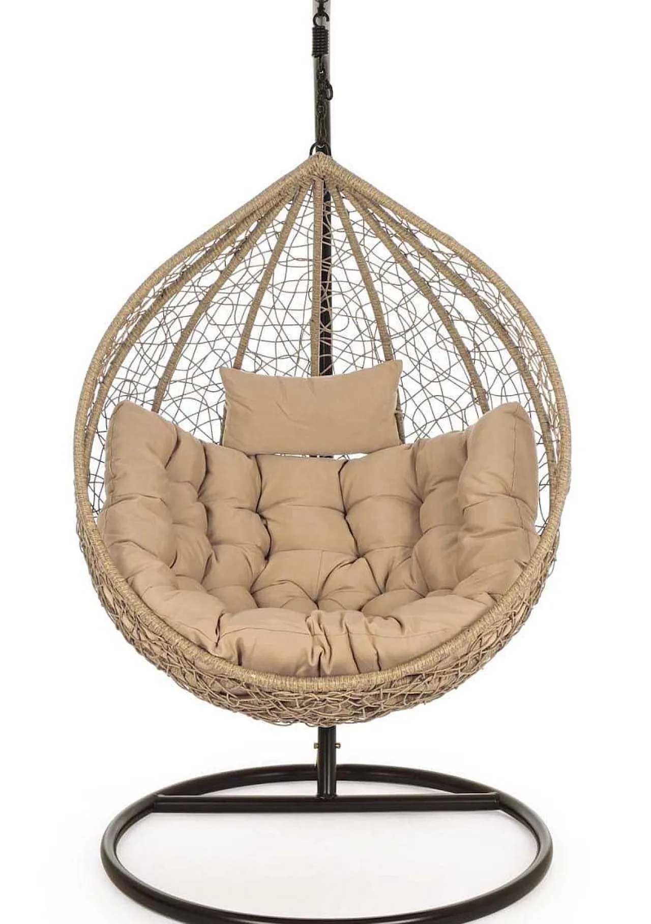 mutoni lifestyle Hängesessel Mit Kissen Amirantes Natur> Hängesessel Und Hängeschaukel