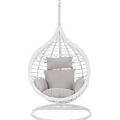 mutoni lifestyle Hängesessel Mit Kissen Torres Weiss> Hängesessel Und Hängeschaukel