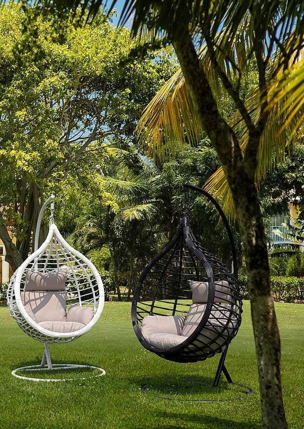 mutoni lifestyle Hängesessel Mit Kissen Torres Weiss> Hängesessel Und Hängeschaukel