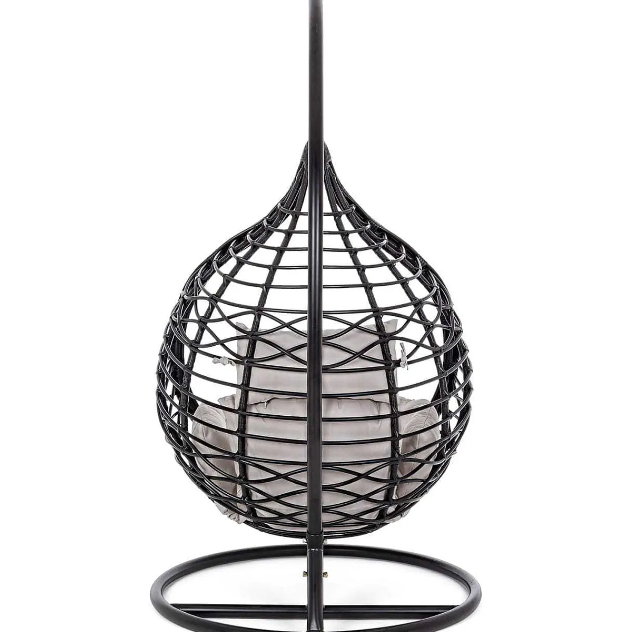 mutoni lifestyle Hängesessel Mit Kissen Torres Schwarz> Hängesessel Und Hängeschaukel
