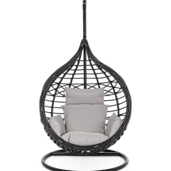 mutoni lifestyle Hängesessel Mit Kissen Torres Schwarz> Hängesessel Und Hängeschaukel