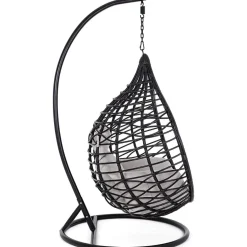 mutoni lifestyle Hängesessel Mit Kissen Torres Schwarz><noscript><img width=