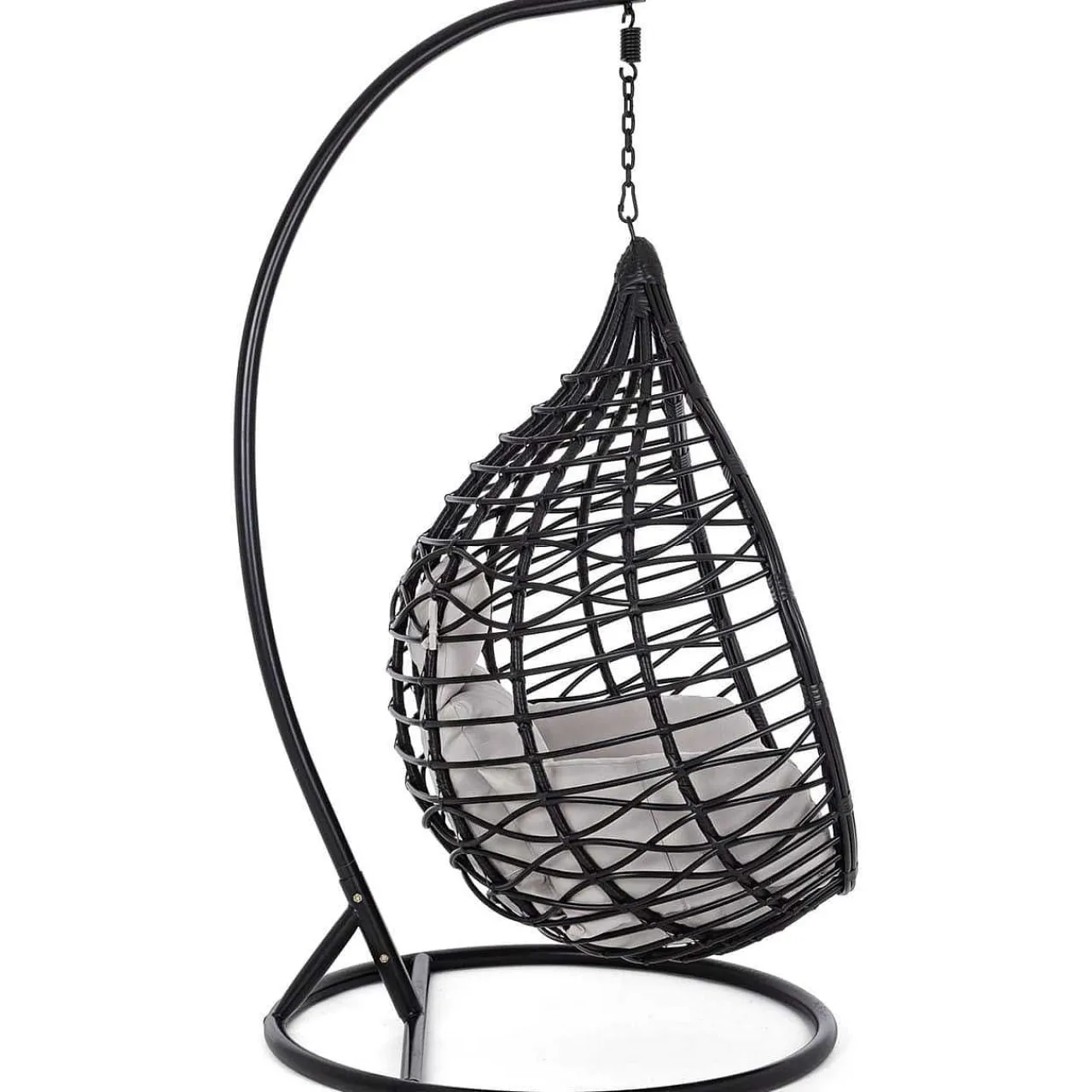 mutoni lifestyle Hängesessel Mit Kissen Torres Schwarz> Hängesessel Und Hängeschaukel