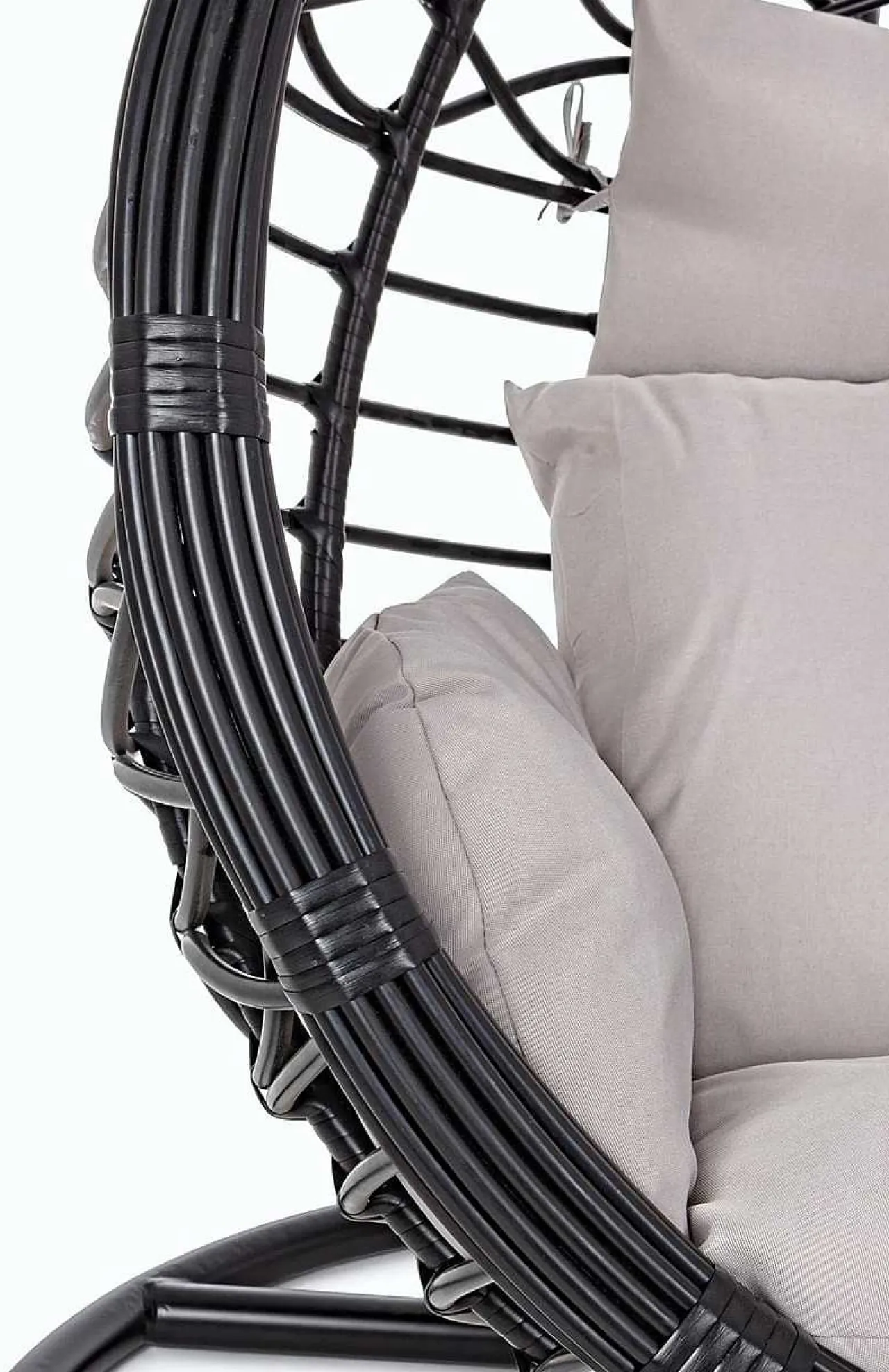 mutoni lifestyle Hängesessel Mit Kissen Torres Schwarz> Hängesessel Und Hängeschaukel