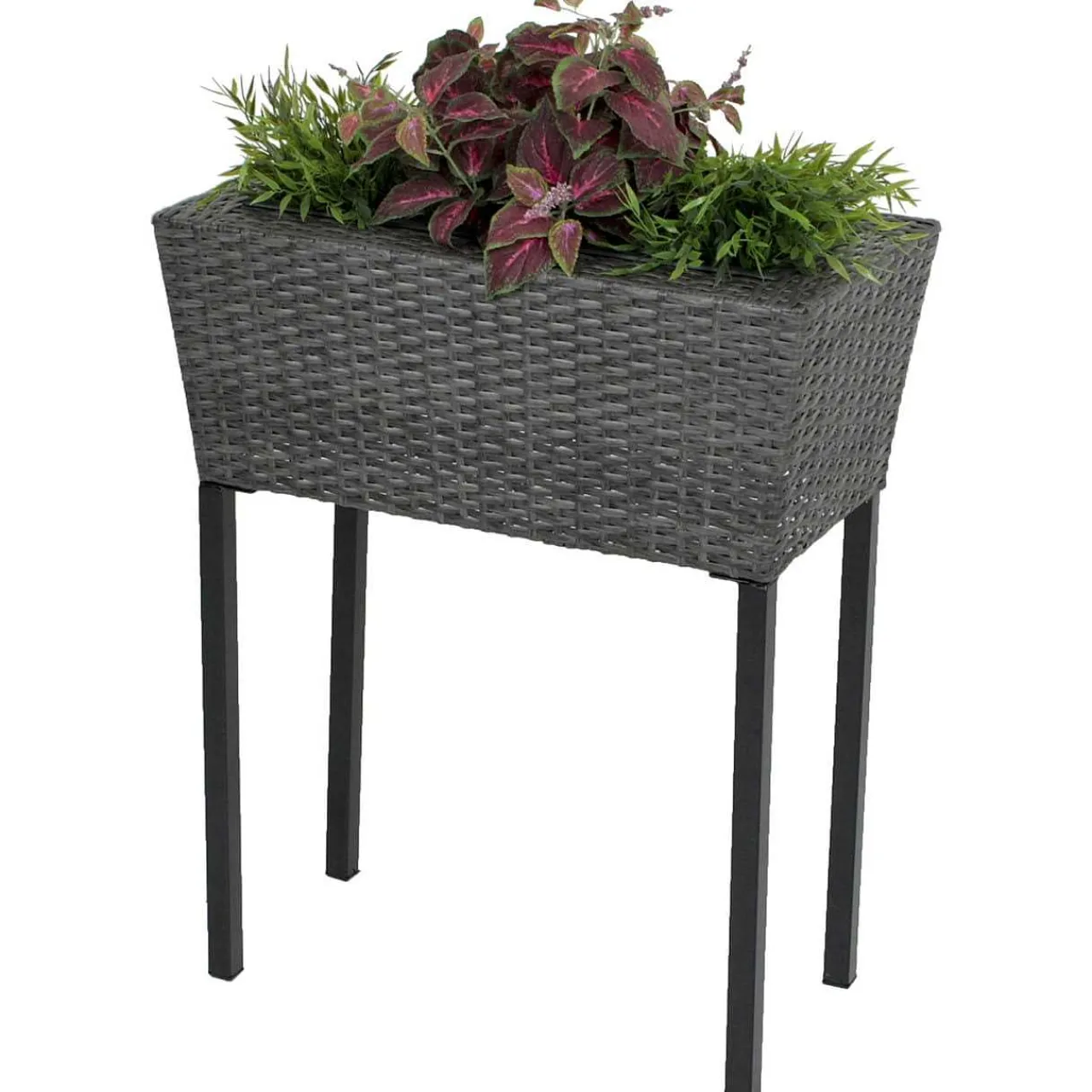 mutoni pleasure Hochbeet Iris Dunkelgrau (2-Er Set)> Gartenvasen Und Pflanzkübel