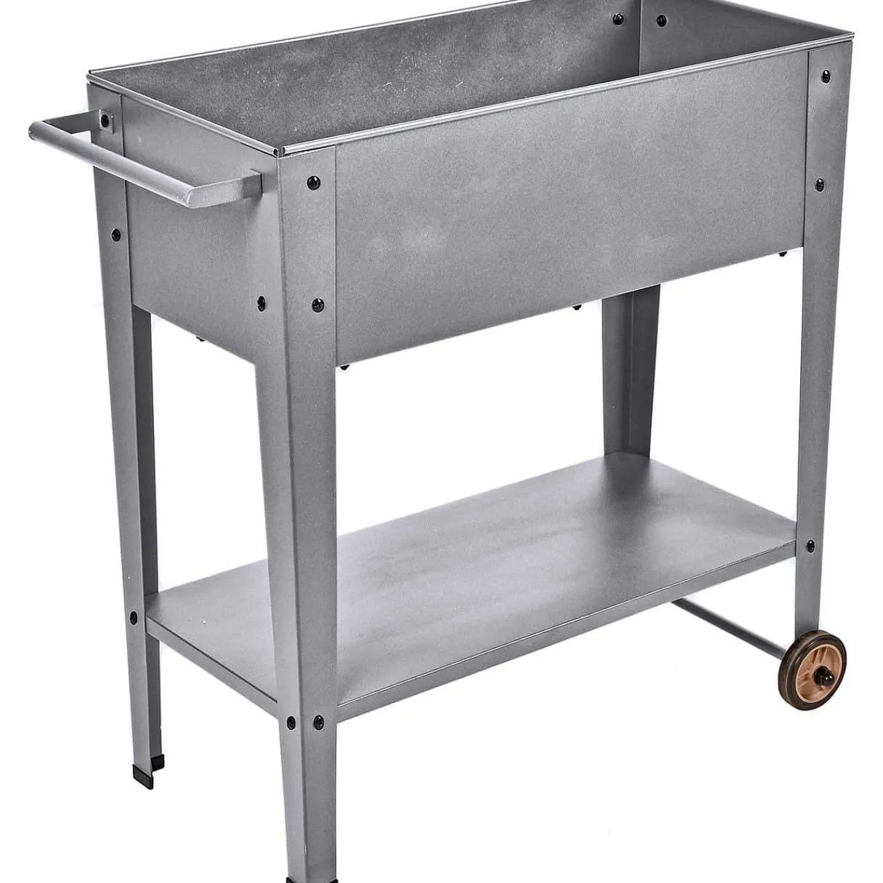 mutoni pleasure Hochbeet Lavandia Metall Silbergrau> Gartenvasen Und Pflanzkübel