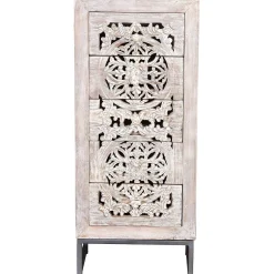 mutoni inspiration Hochkommode Mykonos Mango Vintage Weiss 45X106> Highboards