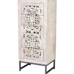mutoni inspiration Hochkommode Mykonos Mango Vintage Weiss 45X106><noscript><img width=