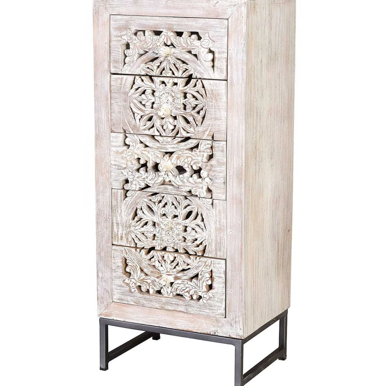 mutoni inspiration Hochkommode Mykonos Mango Vintage Weiss 45X106> Highboards