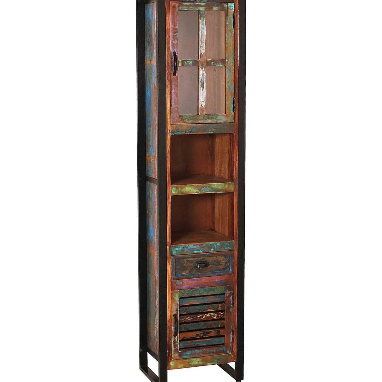 mutoni sweet home Hochschrank Fume Metall Bunt 44X34> Badschränke