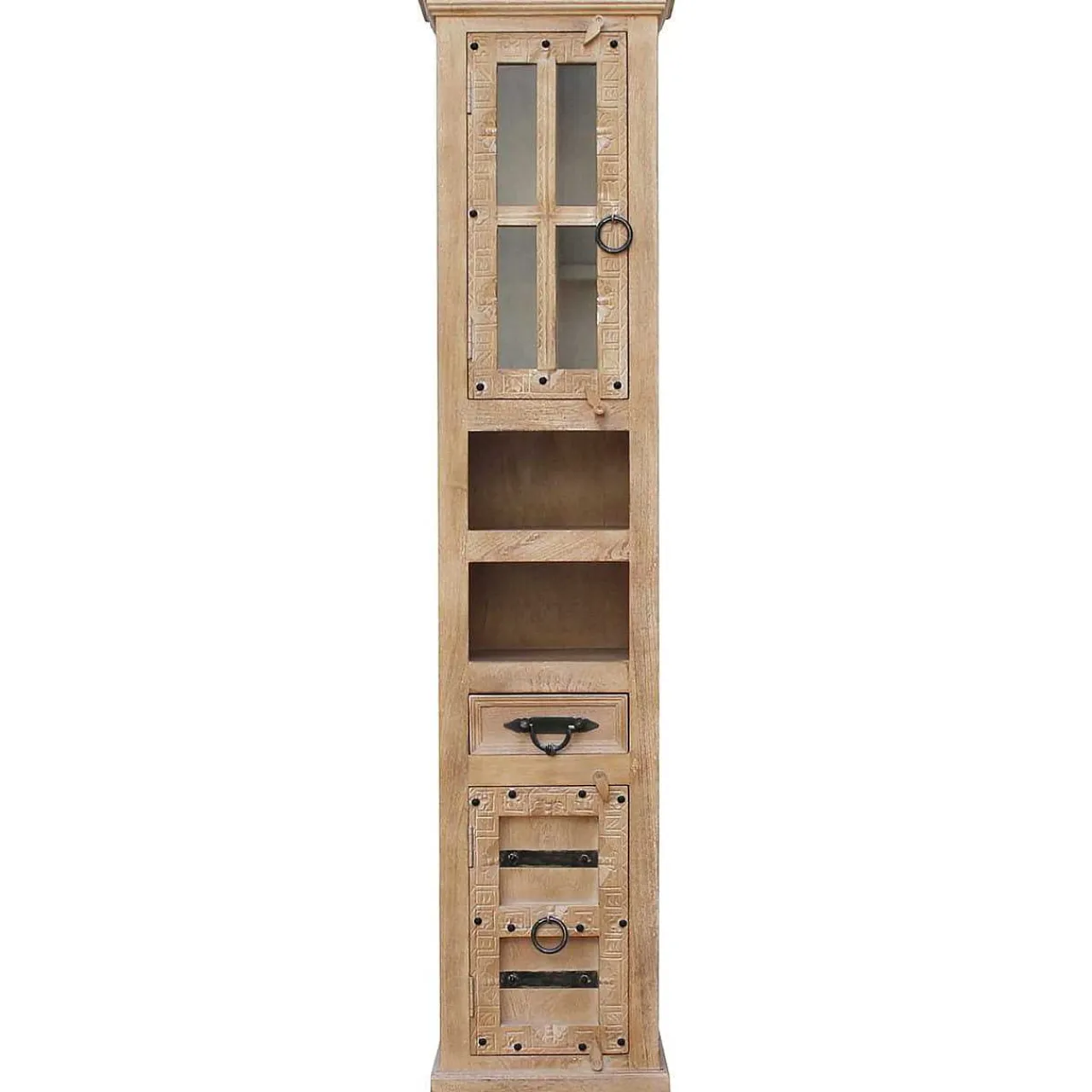 mutoni sweet home Hochschrank Zoprax Mangoholz Natur 188> Badschränke