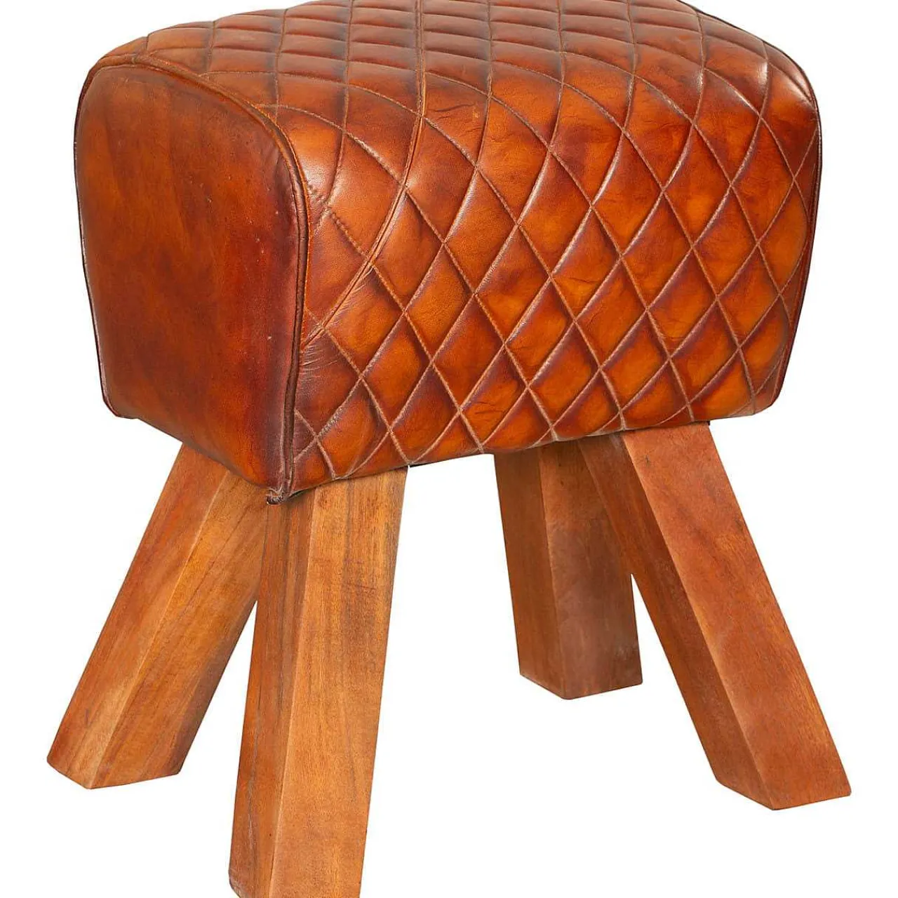mutoni pleasure Hocker Noida Leder Braun> Hocker