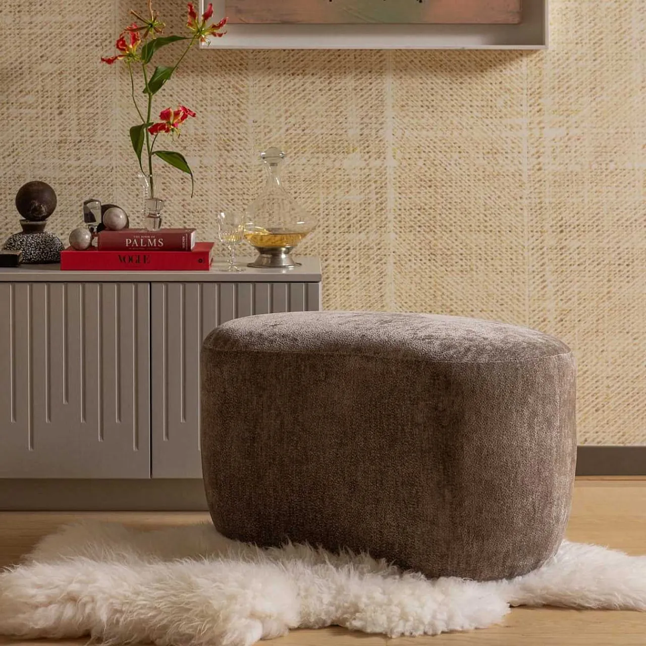 mutoni living Hocker Popular Taupe> Hocker