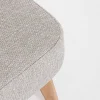 mutoni lifestyle Hocker Tamires Teakholz Beige> Gartenhocker