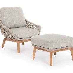 mutoni lifestyle Hocker Tamires Teakholz Beige><noscript><img width=