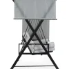 mutoni lifestyle Hollywoodschaukel Pompei 3-Sitzer Hellgrau 223X128> Hollywoodschaukel