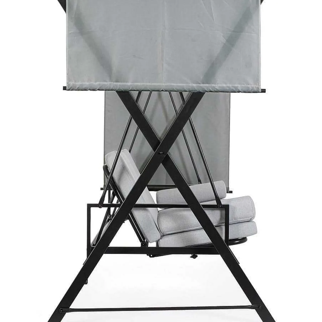 mutoni lifestyle Hollywoodschaukel Pompei 3-Sitzer Hellgrau 223X128> Hollywoodschaukel