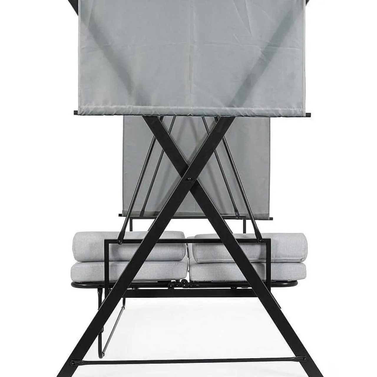 mutoni lifestyle Hollywoodschaukel Pompei 3-Sitzer Hellgrau 223X128> Hollywoodschaukel