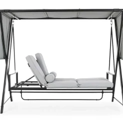 mutoni lifestyle Hollywoodschaukel Pompei 3-Sitzer Hellgrau 223X128><noscript><img width=
