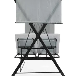 mutoni lifestyle Hollywoodschaukel Pompei 3-Sitzer Hellgrau 223X128><noscript><img width=