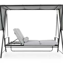 mutoni lifestyle Hollywoodschaukel Pompei 3-Sitzer Hellgrau 223X128><noscript><img width=