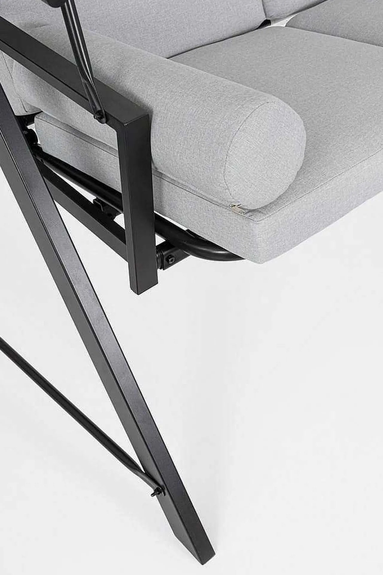 mutoni lifestyle Hollywoodschaukel Pompei 3-Sitzer Hellgrau 223X128> Hollywoodschaukel