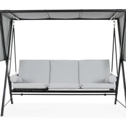 mutoni lifestyle Hollywoodschaukel Pompei 3-Sitzer Hellgrau 223X128><noscript><img width=