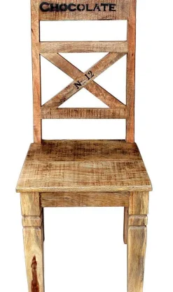 mutoni sweet home Holzstuhl Bevin Antikfinish (2Er-Set)> Holzstühle