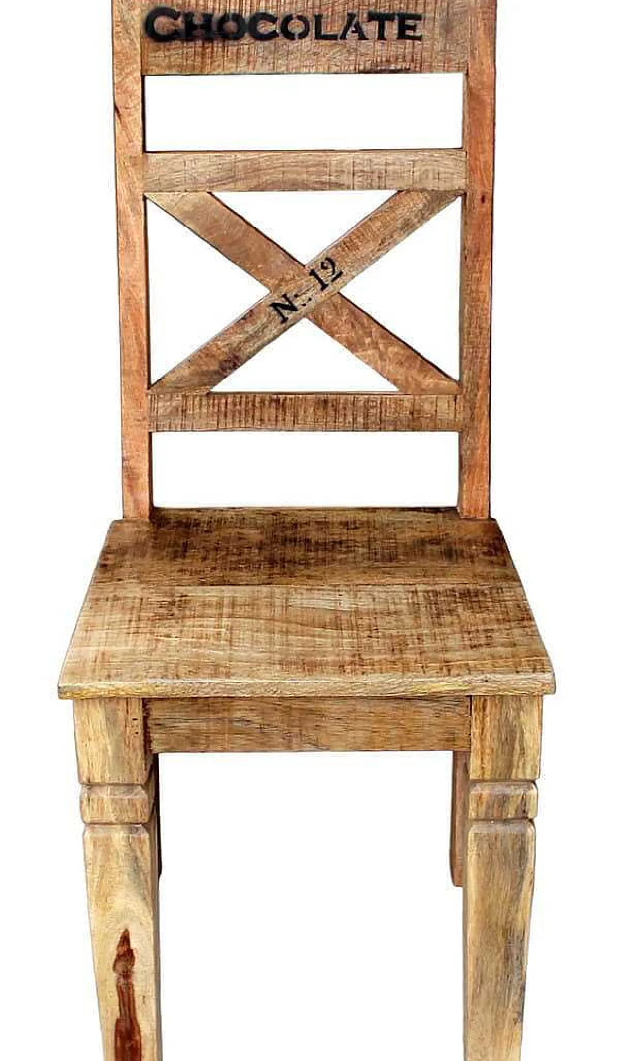 mutoni sweet home Holzstuhl Bevin Antikfinish (2Er-Set)> Holzstühle