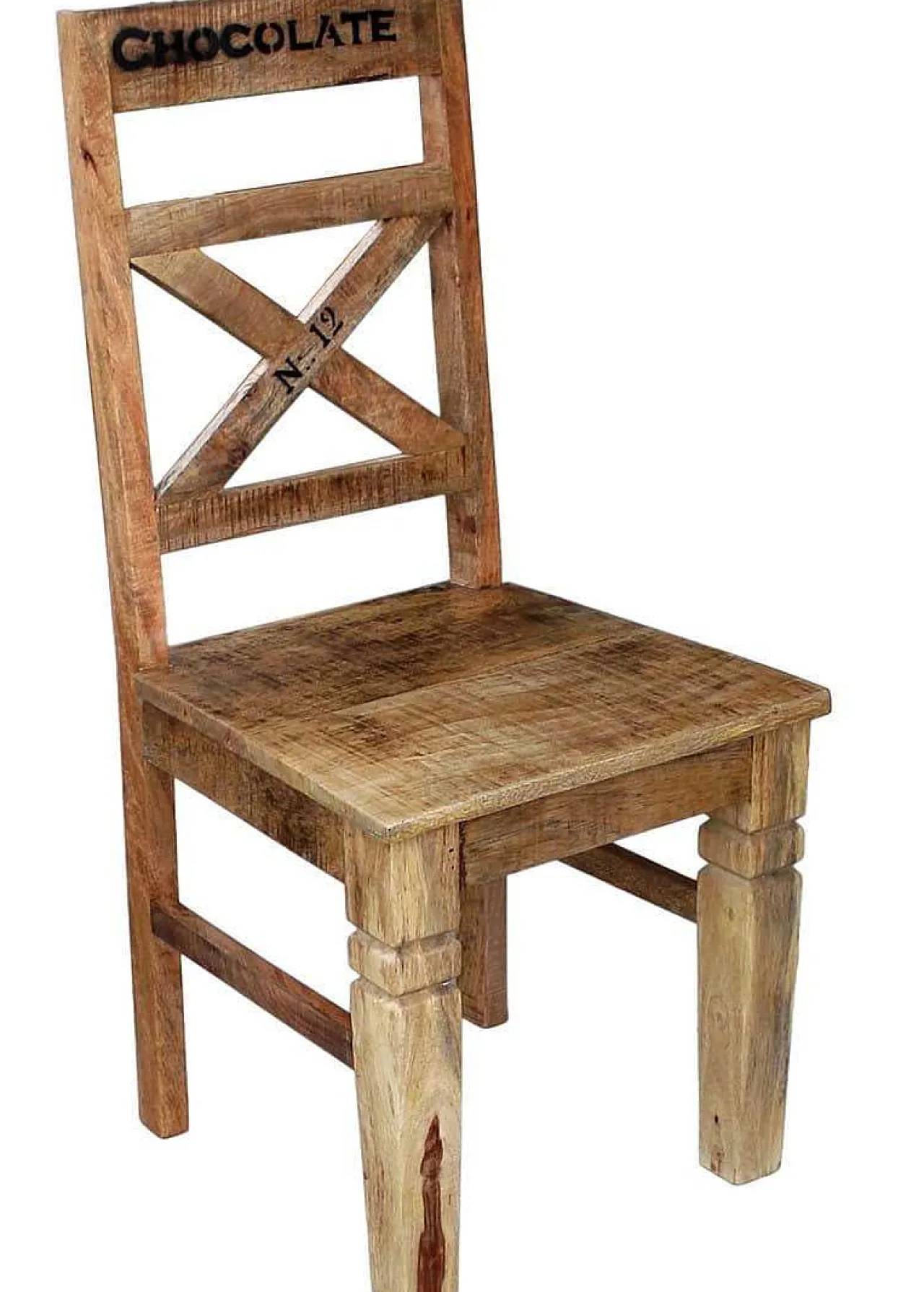 mutoni sweet home Holzstuhl Bevin Antikfinish (2Er-Set)> Holzstühle