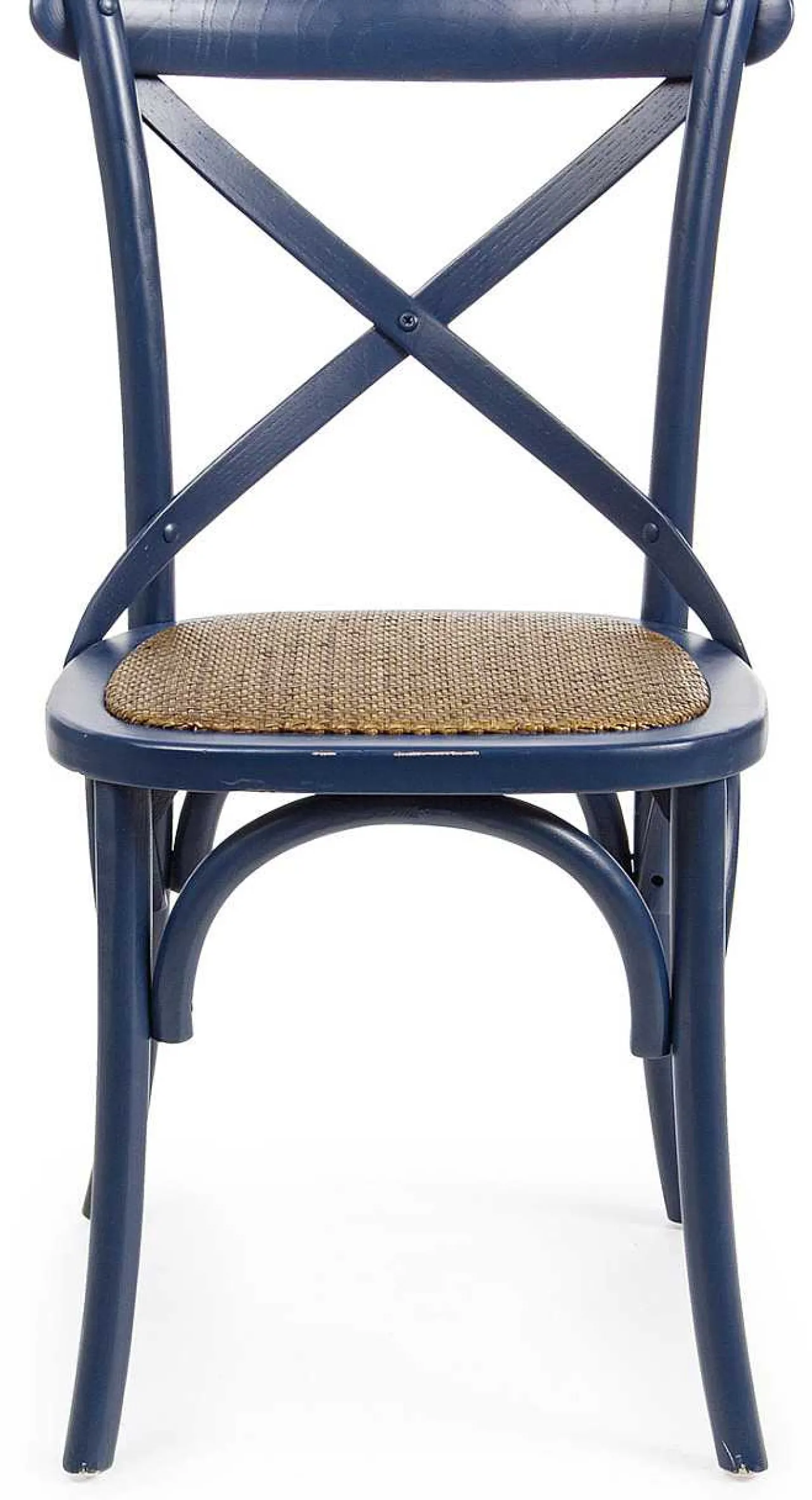 mutoni lifestyle Holzstuhl Cross Blau> Holzstühle