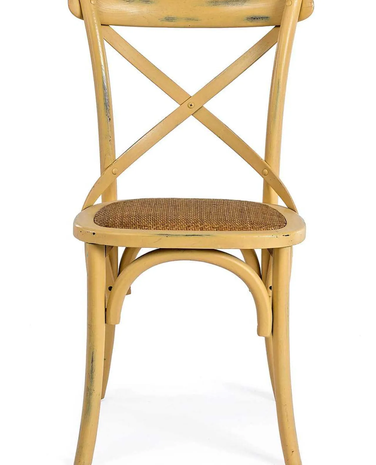 mutoni lifestyle Holzstuhl Cross Dunkelbeige> Holzstühle