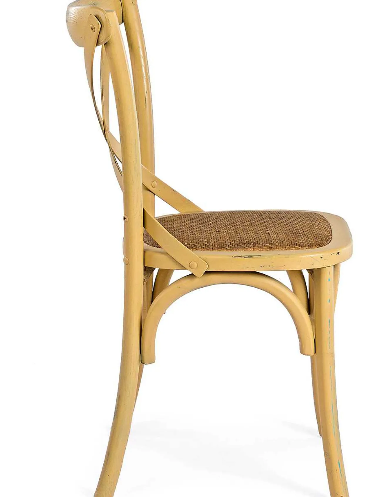 mutoni lifestyle Holzstuhl Cross Dunkelbeige> Holzstühle