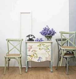 mutoni lifestyle Holzstuhl Cross Dunkelgrau><noscript><img width=