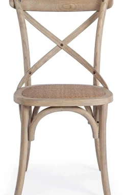 mutoni lifestyle Holzstuhl Cross Grau Natur><noscript><img width=