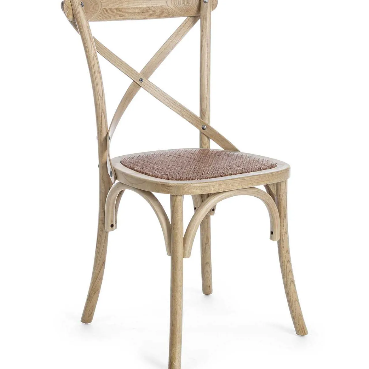 mutoni lifestyle Holzstuhl Cross Natur 52X51X87> Holzstühle
