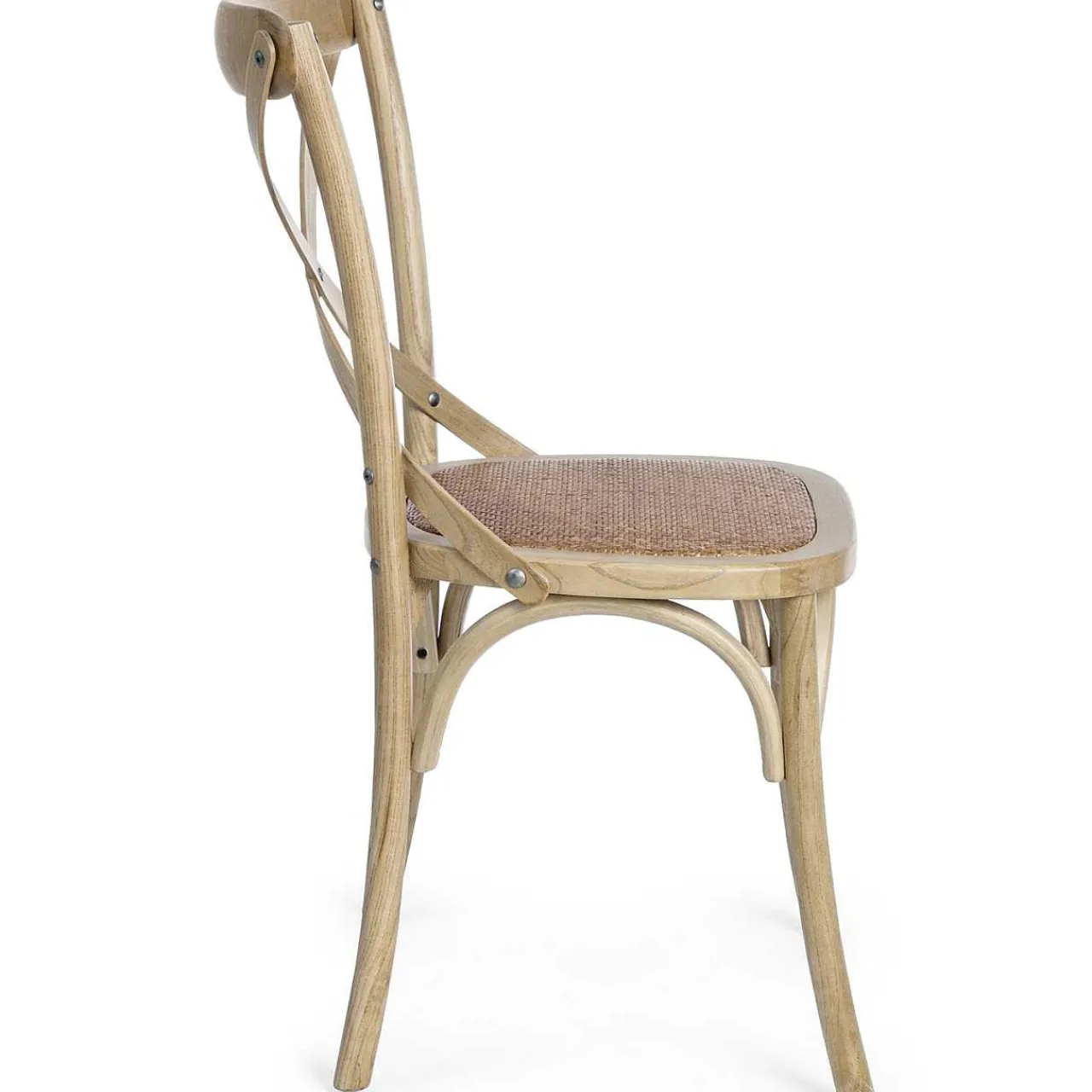 mutoni lifestyle Holzstuhl Cross Natur 52X51X87> Holzstühle